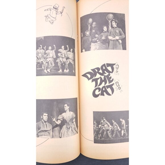 Vintage Drat The Cat Musical Songbook Vocal Sheet Music Book 1966 First Edition - Picture 7 of 8
